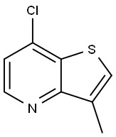 Thieno[3,2-b]pyridine, 7-chloro-3-methyl- Structure