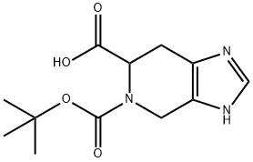 5-BOC -4,5,6,7-TETRAHYDRO-3H-IMIDAZO[4,5-C]PYRIDINE-6-CARBOXYLIC ACID Structure