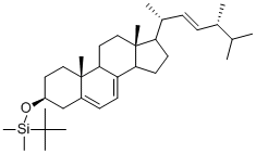 tert-Butyl-[10,13-dimethyl-17-(1,4,5-trimethyl-hex-2-enyl)-2,3,4,9,10,11,12,13,14,15,16,17-dodecahydro-1H-cyclopenta[a]phenanthren-3-yloxy]-dimethyl-silane Structure