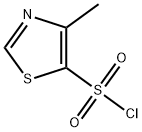 5-(Chlorosulphonyl)-4-methyl-1,3-thiazole Structure