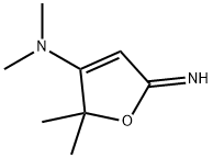 3-Furanamine,  2,5-dihydro-5-imino-N,N,2,2-tetramethyl- Structure