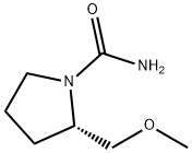 1-Pyrrolidinecarboxamide,2-(methoxymethyl)-,(S)-(9CI) Structure