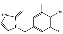 1-[(3,5-Difluoro-4-hydroxyphenyl)methyl]-1,3-dihydro-2H-imidazole-2-thione Structure