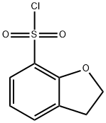 2,3-DIHYDRO-1-BENZOFURAN-7-SULFONYL CHLORIDE 구조식 이미지