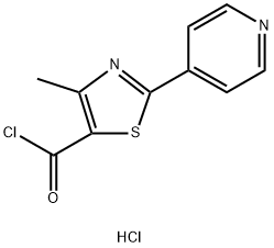 4-METHYL-2-PYRID-4-YL-1,3-THIAZOLE-5-CARBONYL CHLORIDE HYDROCHLORIDE 구조식 이미지