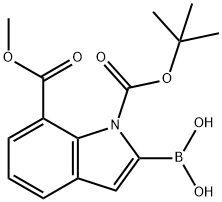 953411-05-7 1H-Indole-1,7-dicarboxylic acid, 2-borono-, 1-(1,1-dimethylethyl) 7-methyl ester