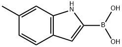 6-METHYL-1H-INDOLE-2-BORONIC ACID Structure