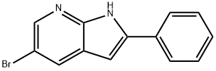 1H-Pyrrolo[2,3-b]pyridine, 5-bromo-2-phenyl- 구조식 이미지