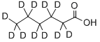 HEXANOIC-D11 ACID Structure