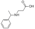 3-(1-PHENYLETHYLAMINO)PROPANOIC ACID Structure