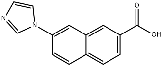 7-imidazol-1-ylnaphthalene-2-carboxylic acid Structure