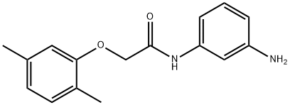 N-(3-Aminophenyl)-2-(2,5-dimethylphenoxy)acetamide Structure