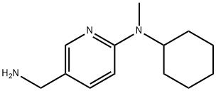 5-(Aminomethyl)-N-cyclohexyl-N-methyl-2-pyridinamine Structure