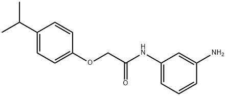 N-(3-Aminophenyl)-2-(4-isopropylphenoxy)acetamide Structure