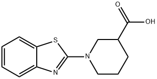 1-(Benzo[d]thiazol-2-yl)piperidine-3-carboxylic acid 구조식 이미지