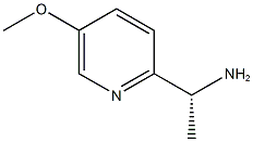 (R)-1-(5-methoxypyridin-2-yl)ethanamine 구조식 이미지