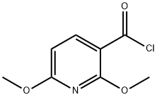 3-Pyridinecarbonyl chloride, 2,6-dimethoxy- (9CI) Structure