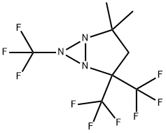 1,5,6-Triazabicyclo(3.1.0)hexane, 4,4-dimethyl-2,2,6-tris(trifluoromet hyl)- Structure