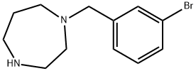 1-(3-BroMobenzyl)hoMopiperazine, 95% Structure