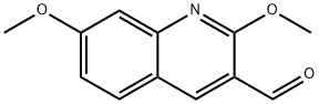 2,7-DIMETHOXY-QUINOLINE-3-CARBALDEHYDE Structure