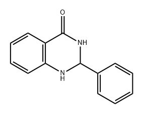 2,3-Dihydro-2-phenylquinazoline-4(1H)-one Structure
