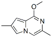 Pyrrolo[1,2-a]pyrazine, 1-methoxy-3,7-dimethyl- (9CI) Structure