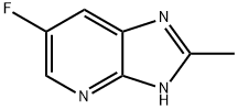 3H-이미다조[4,5-b]피리딘,6-플루오로-2-메틸- 구조식 이미지