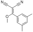 [(3,5-dimethylphenyl)(methoxy)methylidene]propanedinitrile Structure