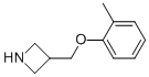 3-o-Tolyloxymethyl-azetidine Structure