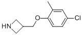 3-(4-Chloro-2-methyl-phenoxymethyl)-azetidine Structure