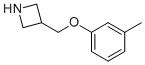 3-m-Tolyloxymethyl-azetidine Structure