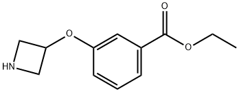 3-(아제티딘-3-일옥시)-벤조산에틸에스테르 구조식 이미지