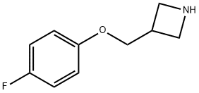 3-(4-Fluoro-phenoxymethyl)-azetidine Structure