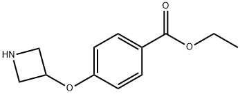 4-(Azetidin-3-yloxy)-benzoic acid ethyl ester Structure