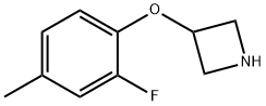 3-(2-Fluoro-4-methyl-phenoxy)-azetidine Structure