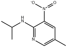 2-ISOPROPYLAMINO-5-METHYL-3-NITROPYRIDINE Structure