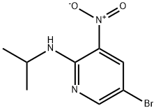 (5-BROMO-3-NITRO-PYRIDIN-2-YL)-ISOPROPYL-AMINE Structure
