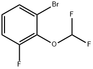 1-Bromo-2-difluoromethoxy-3-fluoro-benzene Structure