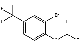 2-브로모-1-디플루오로메톡시-4-트리플루오로메틸-벤젠 구조식 이미지
