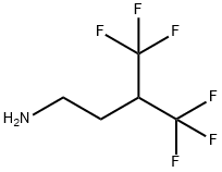 4,4,4-TRIFLUORO-3-TRIFLUOROMETHYL-BUTYLAMINE Structure