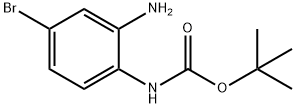 (2-AMINO-4-BROMO-PHENYL)-CARBAMIC ACID TERT-BUTYL ESTER Structure