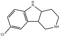 8-CHLORO-2,3,4,4A,5,9B-HEXAHYDRO-1H-PYRIDO[4,3-B]INDOLE 구조식 이미지