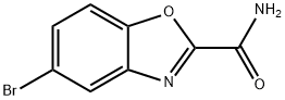 5-BROMO-BENZOOXAZOLE-2-CARBOXYLIC ACID AMIDE Structure