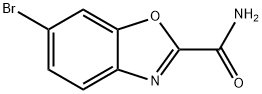 6-BROMO-BENZOOXAZOLE-2-CARBOXYLIC ACID AMIDE 구조식 이미지