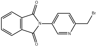 2-BROMOMETHYL-5-PHTHALIMIDO-PYRIDINE Structure