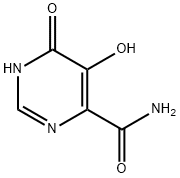 5,6-DIHYDROXY-PYRIMIDINE-4-CARBOXYLIC ACID AMIDE Structure