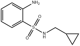 2-amino-N-(cyclopropylmethyl)benzenesulfonamide Structure