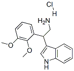 2-(2,3-DIMETHOXYPHENYL)-2-(1H-INDOL-3-YL)ETHANAMINE HYDROCHLORIDE 구조식 이미지