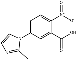 5-(2-methyl-1H-imidazol-1-yl)-2-nitrobenzoic acid Structure