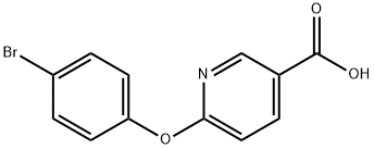 6-(4-bromophenoxy)nicotinic acid Structure